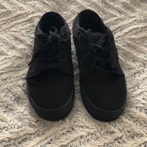 Vans black on black only worn once.